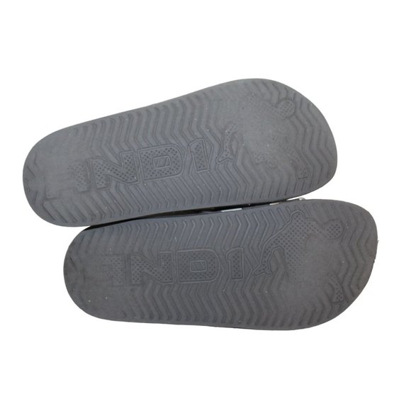 AND1 Boys Basketball Design SANDALS / SLIDES Slip-On Sz 3-4Y - Picture 8 of 10